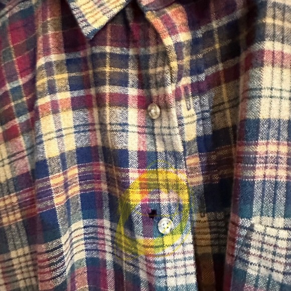 PENDLETON Vintage Plaid Virgin Wool Flannel - Picture 6 of 9